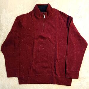 Lands End Mens pull over long sleeve shirt